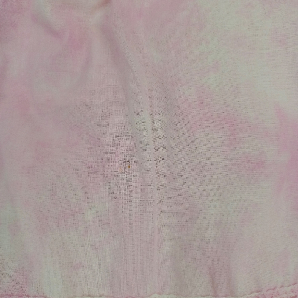 LoveShackFancy Edie Dress Size XS Women Feminine Cotton Tie Dye In Peony Pink - Picture 9 of 16